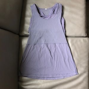Lululemon purple-grey workout tank